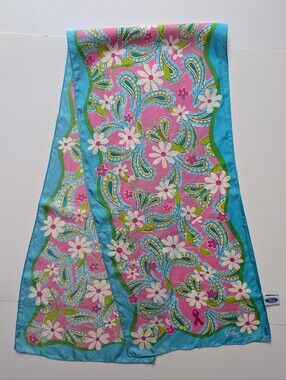 Vintage 2004 Lilly Pulitzer Ford Silk Scarf🌸